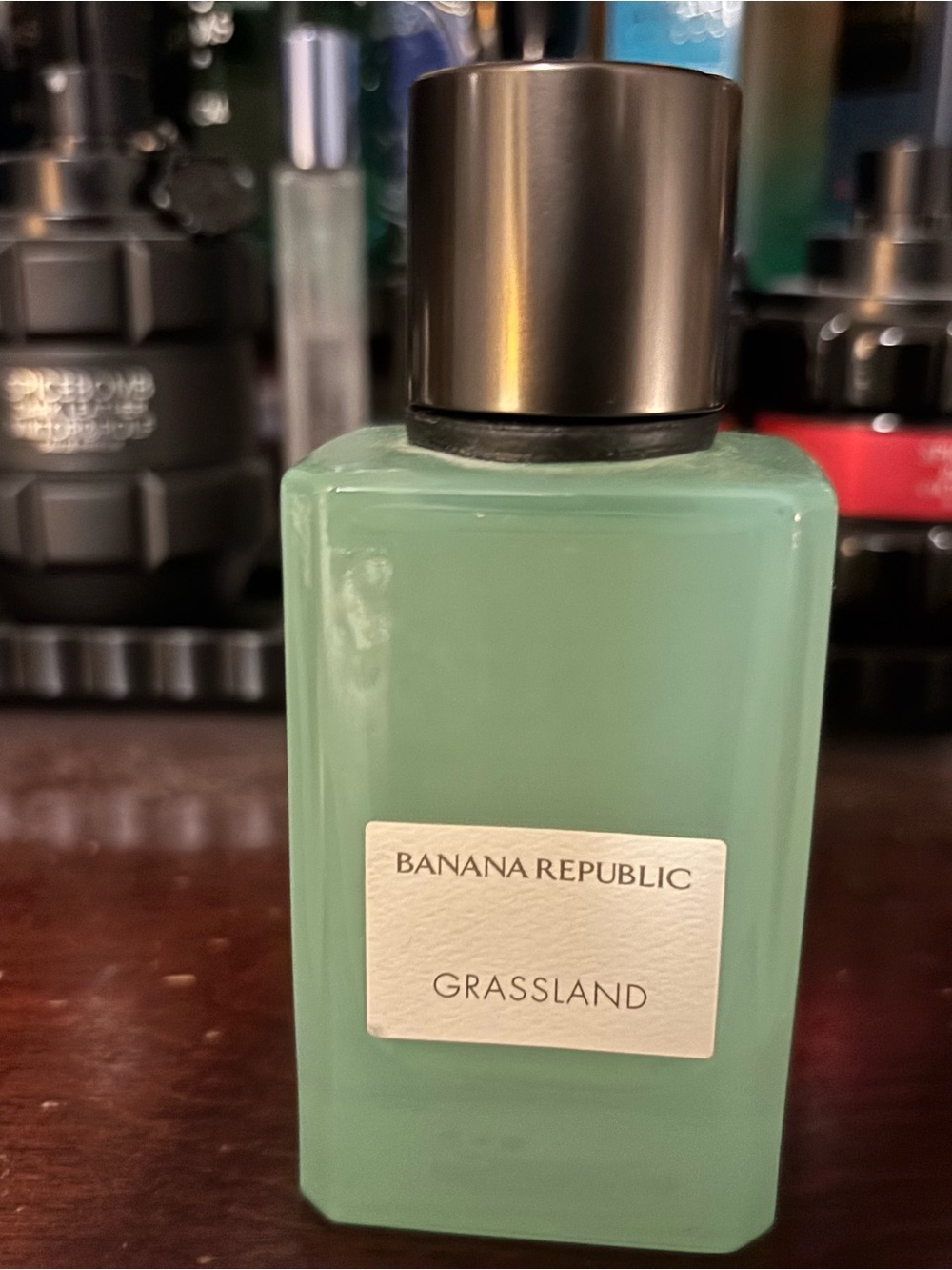 Banana Republic Mint Green Grassland Fragrance Bottle